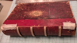 Repair process Auvard “Traité D’Accouchements” 1898 Repair process Auvard “Traité D’Accouchements” 1898